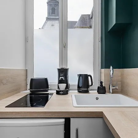L'escale Normande - Terrasse - Gare Appartamento *